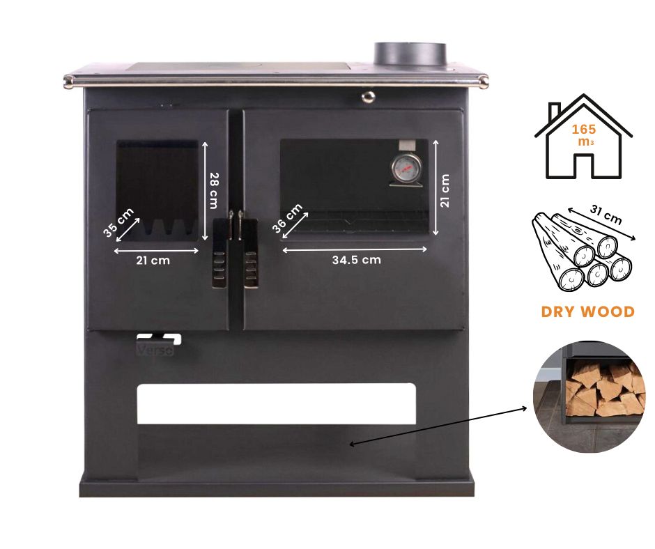 Wood burning cooker